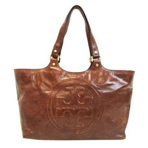 Tory Burch Bombe Burch Leather Tote